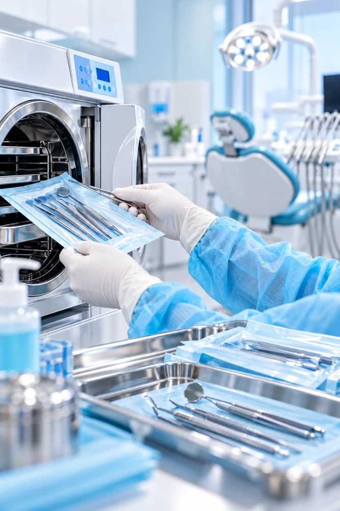 Dental infection control and sterilisation at Smile Collective in Ghatkopar