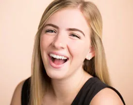 Patient with clear retainer